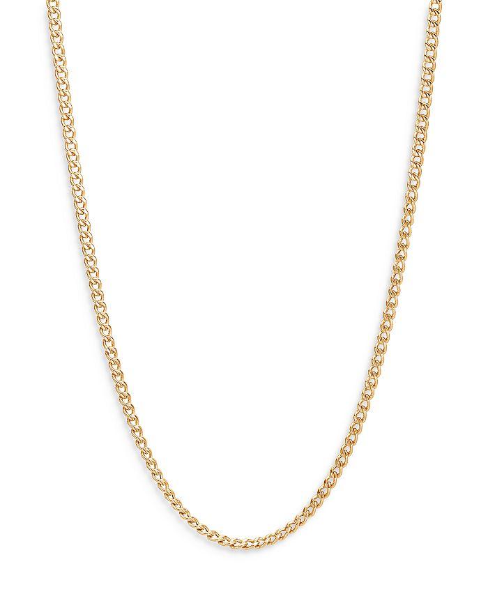 John Hardy 18K Yellow Gold Classic Curb Thin Chain Necklace, 22"