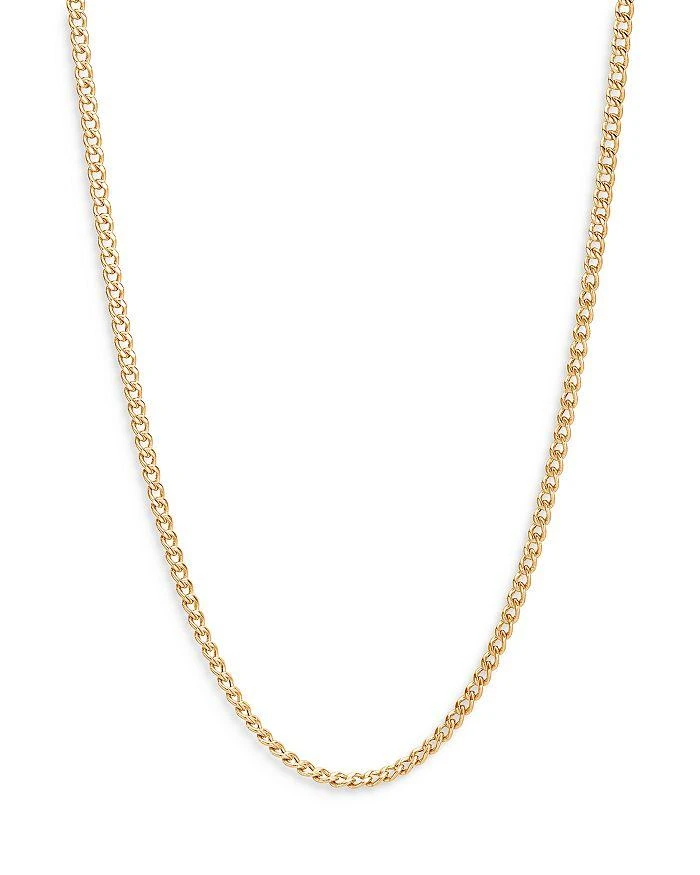 John Hardy 18K Yellow Gold Classic Curb Thin Chain Necklace, 22" 1