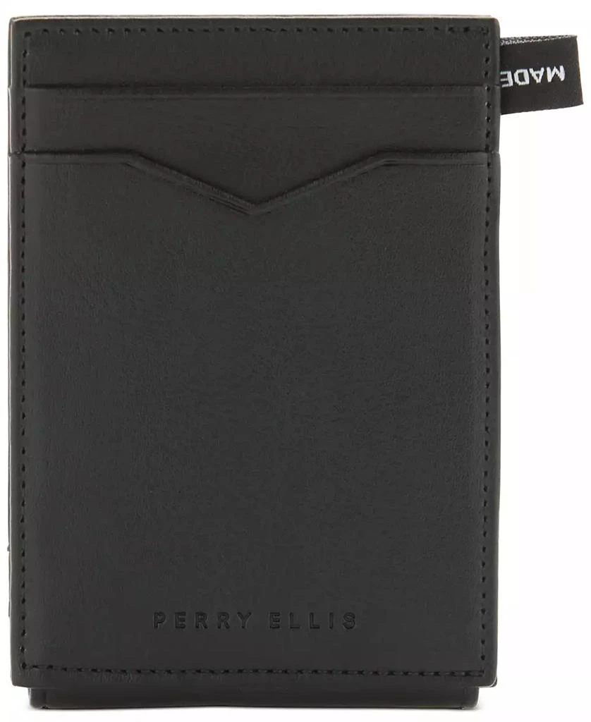 Perry Ellis Men
s Magnetic Leather Card Case