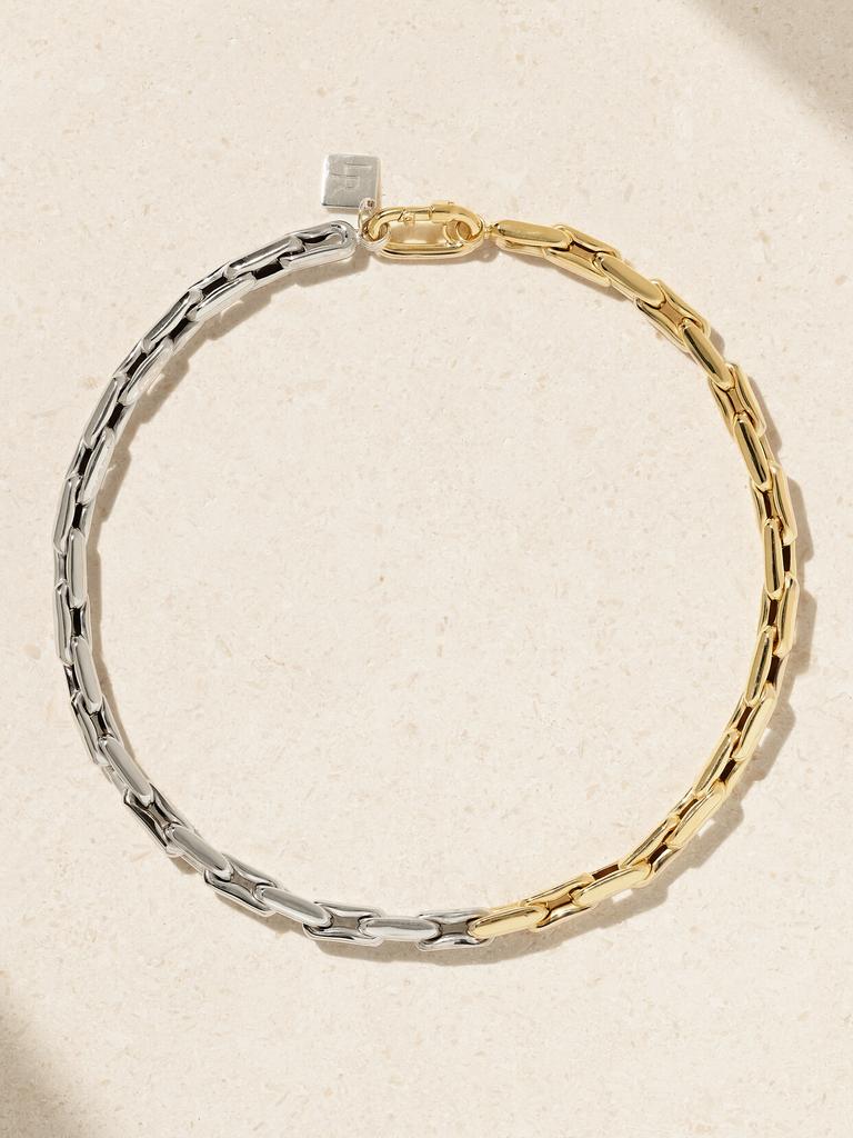 Lauren Rubinski Extra Small 14k 黄金 14k 白金超小号项链