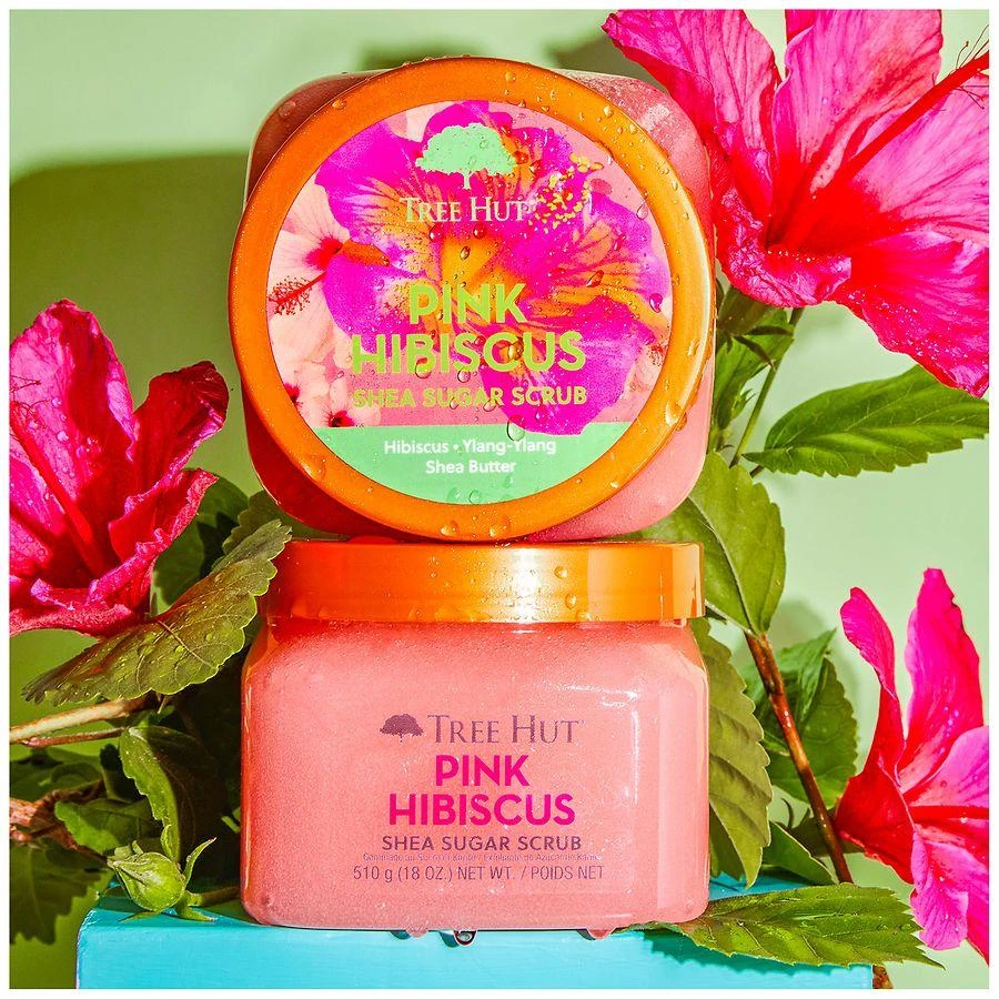 Tree Hut Pink Hibiscus Shea Sugar Scrub 8