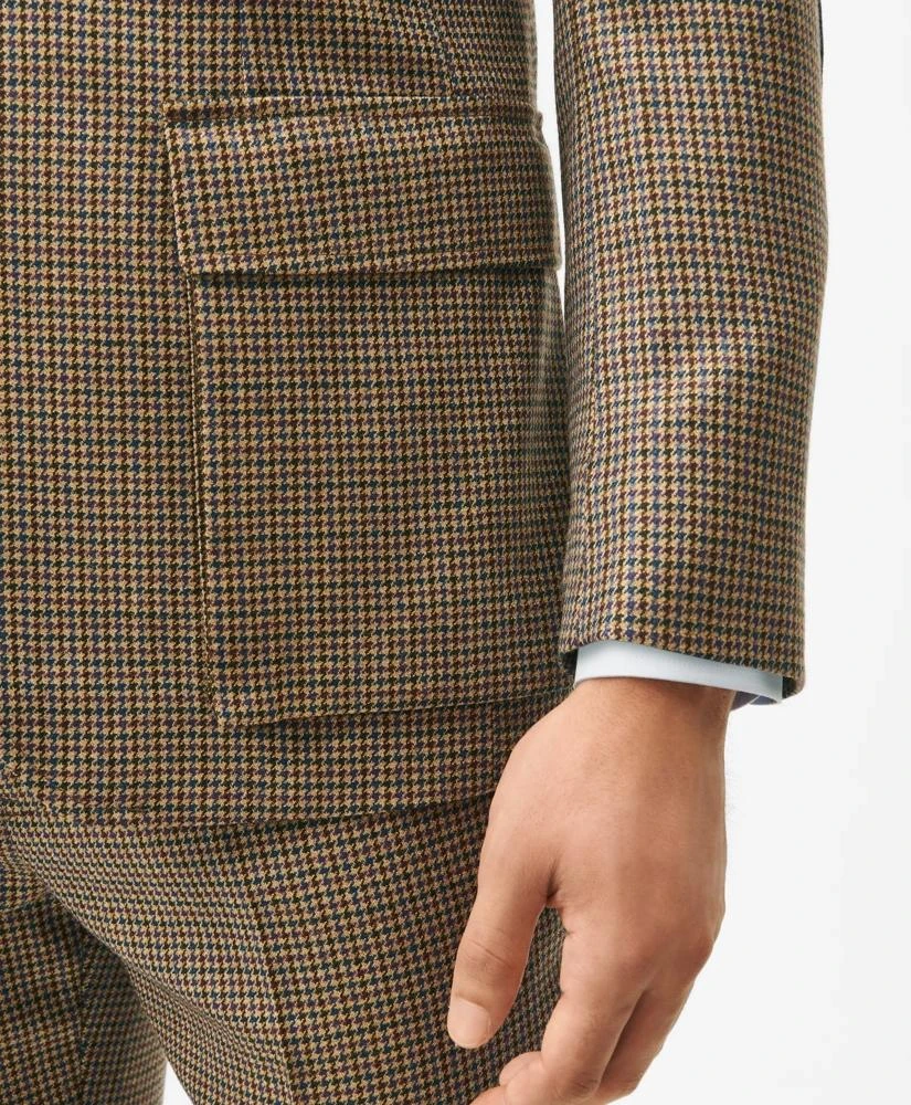 Brooks Brothers Slim Fit Guncheck Wool Suit Jacket 7