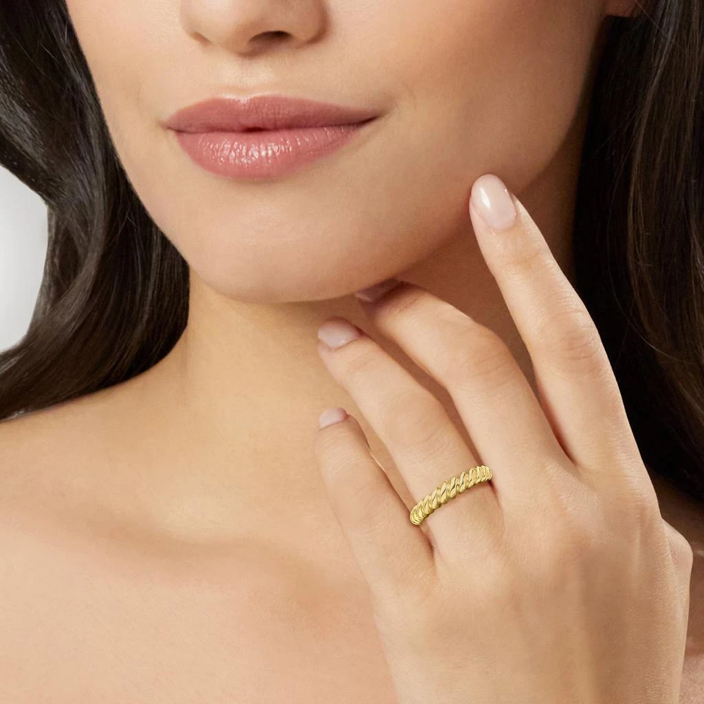 Canaria Fine Jewelry Canaria 10kt Yellow Gold Shrimp Ring 2