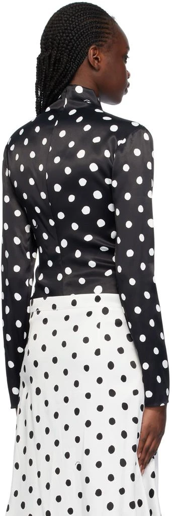 Marni Black Polka Dot Turtleneck 3