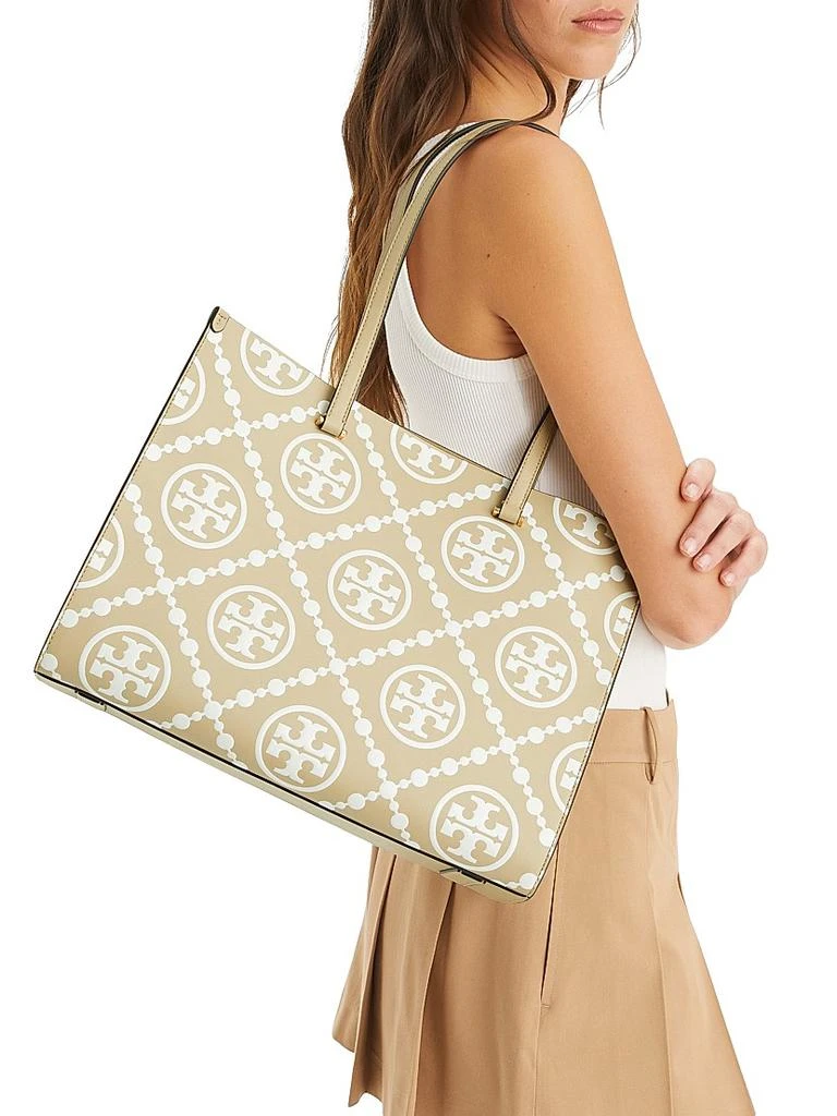 Tory Burch T Monogram Embossed Tote Bag 2