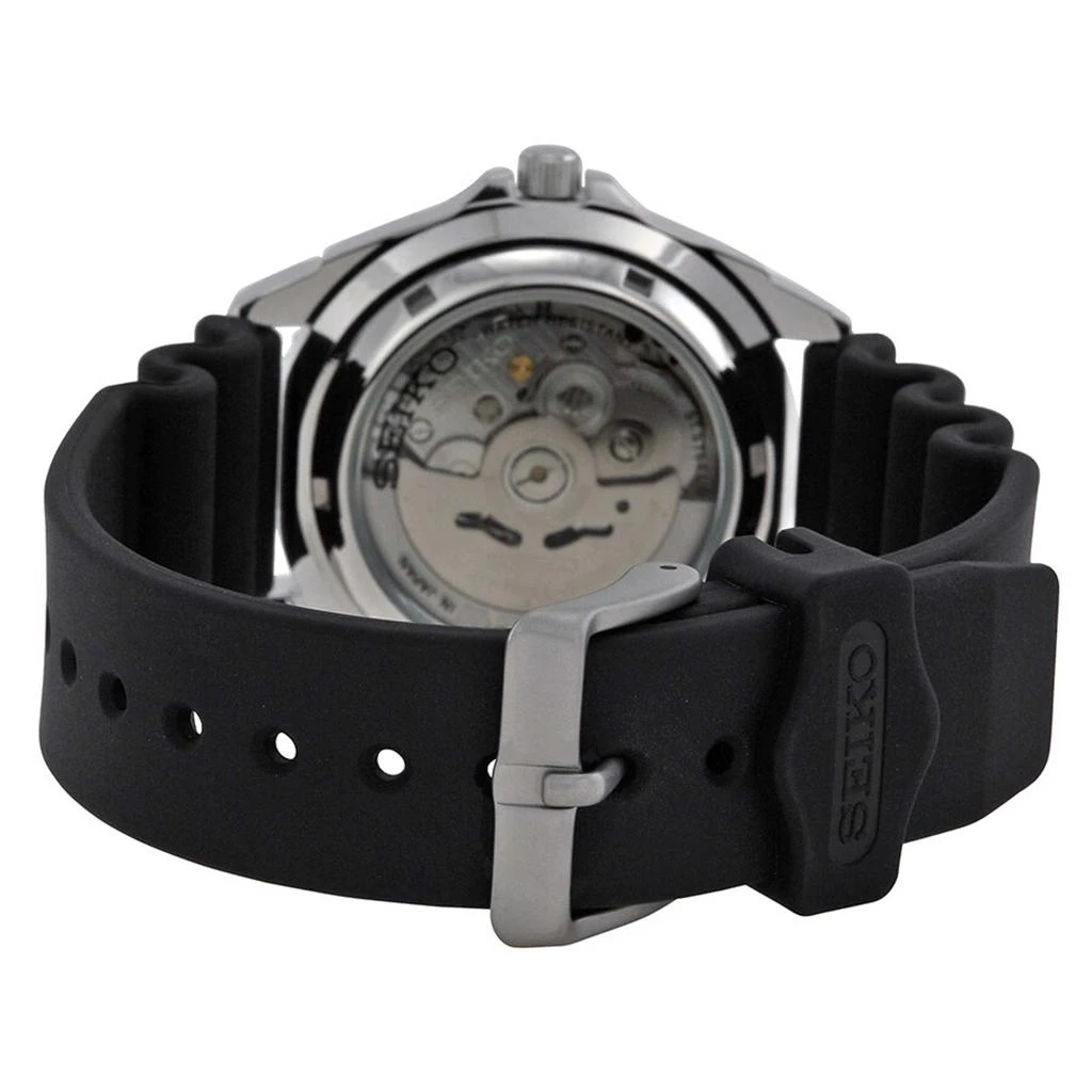 SEIKO Seiko Men's Automatic Watch - 5 Sports Rotating Bezel Black Rubber Strap | SNZB23J2 2