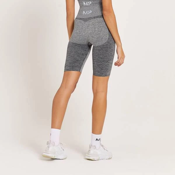 Myprotein MP Women's Curve High Waisted Cycling Shorts - Grey Marl 3