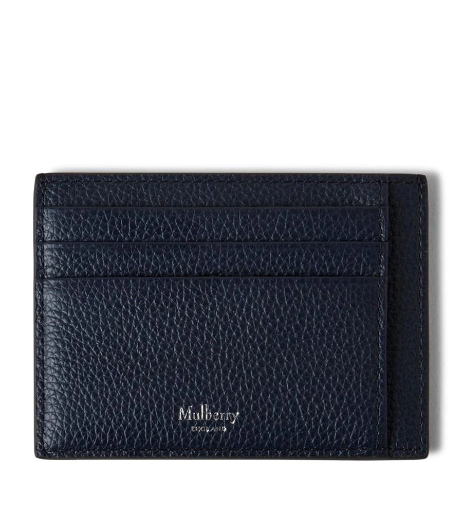 Mulberry Leather Heritage Logo Card Holder 1