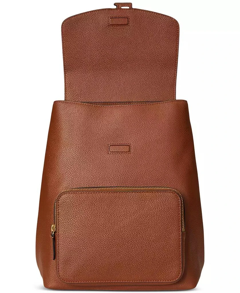 Ralph Lauren Pebbled Leather Medium Cameryn Backpack 6
