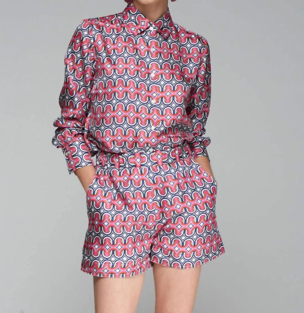 VILAGALLO Vilagallo - Fiammentta Geometric Short 1