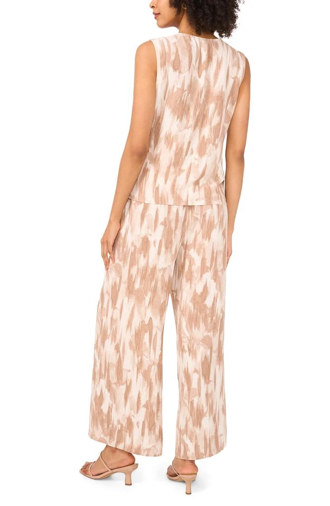 Halogen Gauze Textured Faux Wrap Top 8
