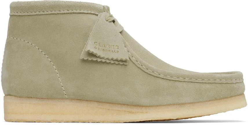 Clarks Beige Wallabee Boots - BeyondStyle display picture 3