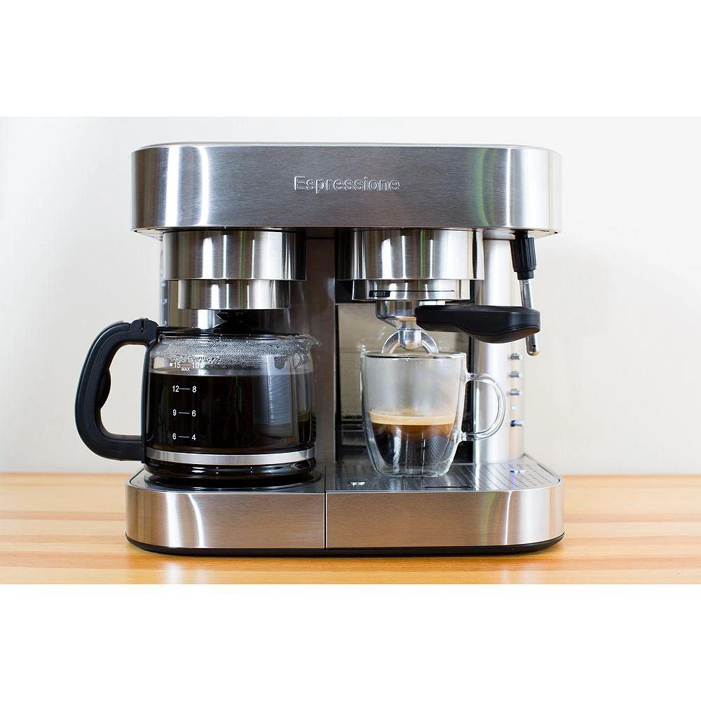 Espressione Dualit Stainless Steel Combination Espresso Machine & 10 Cup Drip Coffee Maker 2