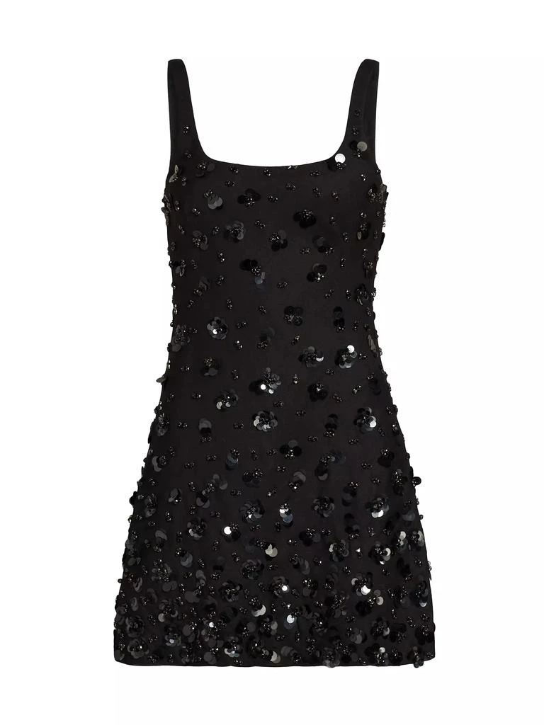 SIMKHAI Ziva Embellished Fit & Flare Minidress 1
