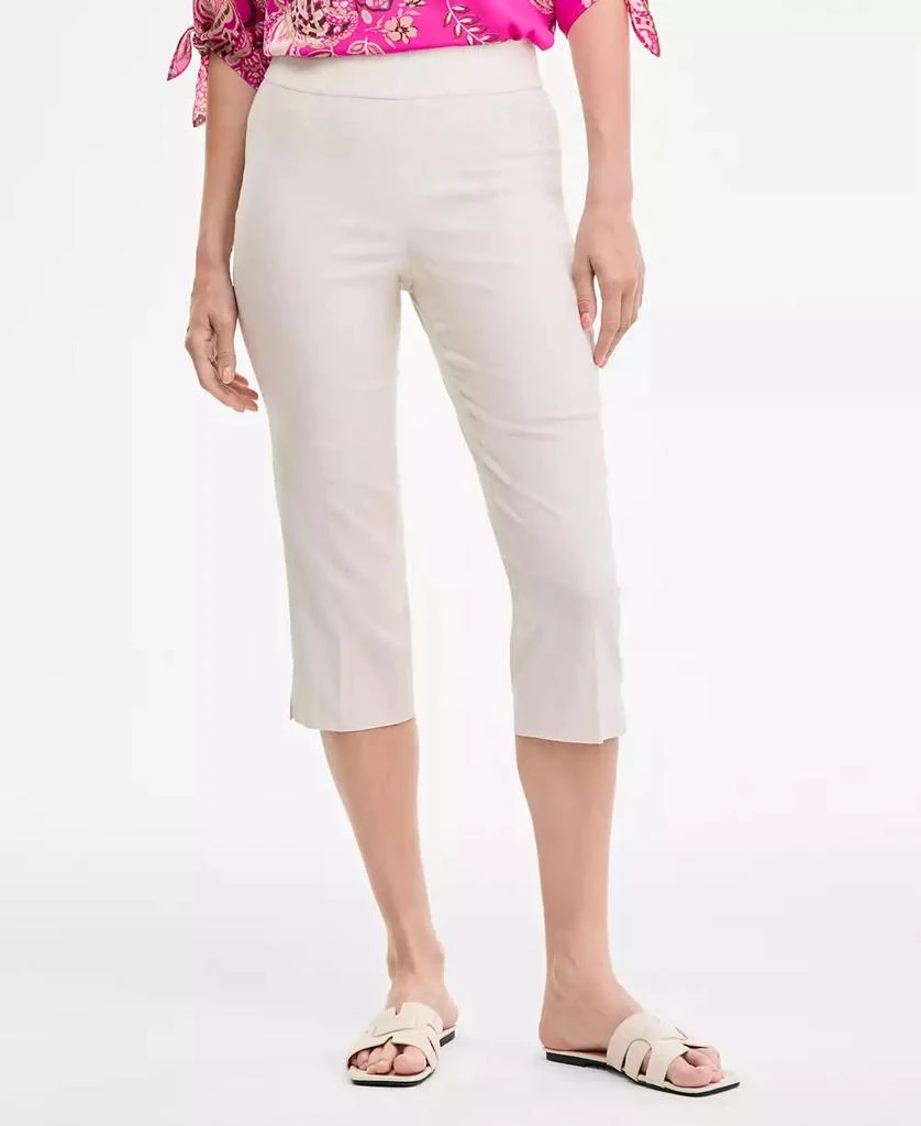 JONES NEW YORK Women's Pull-On Cropped Stretch Capri Pants 3