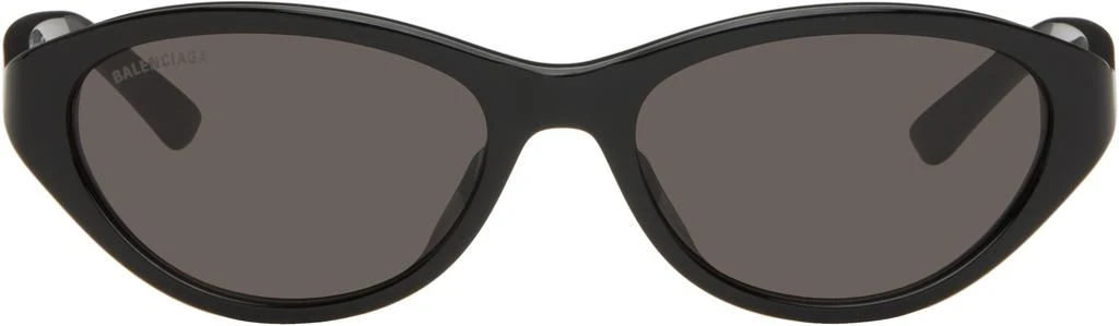 Balenciaga Black Neo Oval 2.0 Sunglasses 1