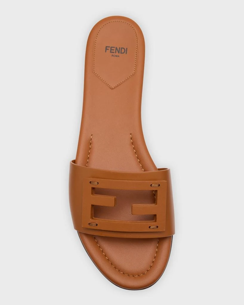 Fendi Baguette FF Tube Medallion Flat Sandals 6