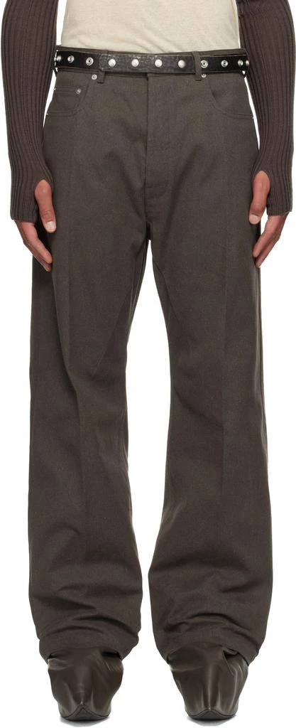 Rick Owens Brown Concordians Geth Jeans 1