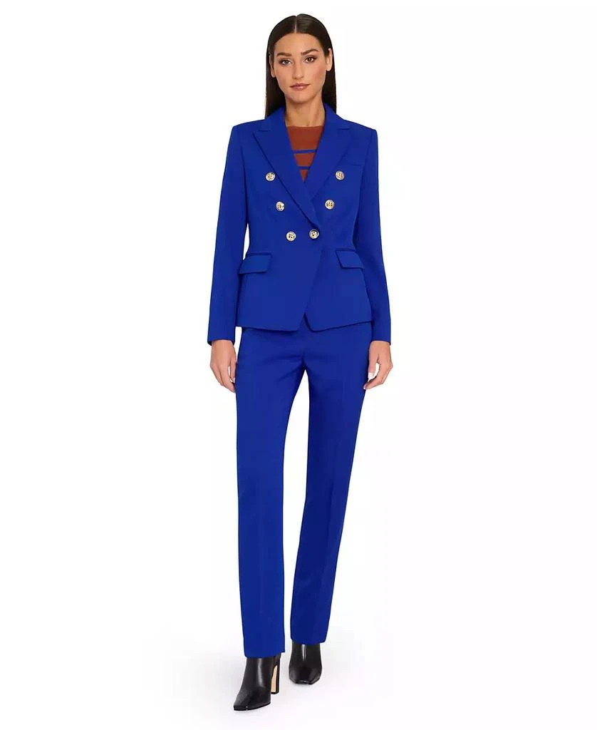 Tahari Women's One Button Double Breasted Blazer 5