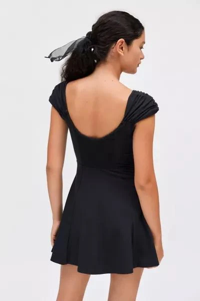 Kimchi Blue Kimchi Blue Ada Drop Waist Bow Pocket Mini Dress 4