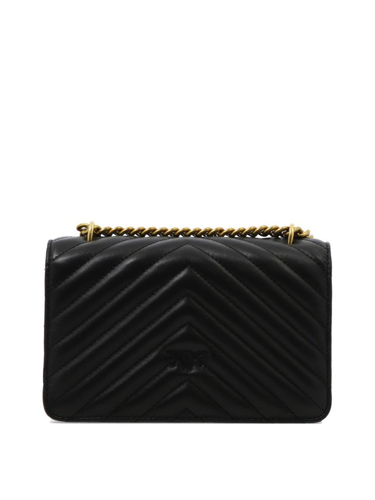 PINKO Pinko Love One Chevron Quilted Mini Crossbody Bag