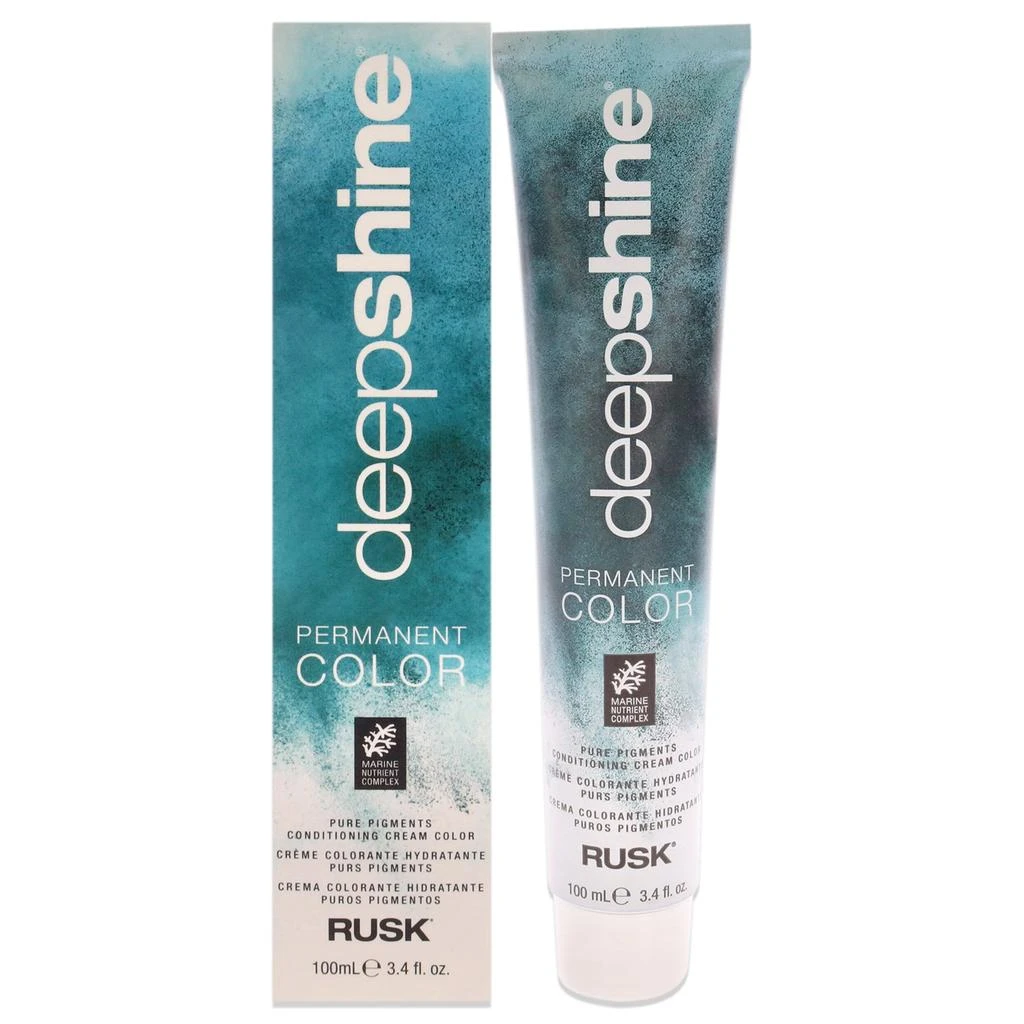 Rusk Deepshine Pure Pigments Conditioning Cream Color - 5.55M Intense Mahogany by  for Unisex - 3.4 oz Hair Color 1