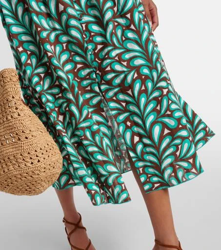 Diane von Furstenberg Erica printed cotton midi dress 5