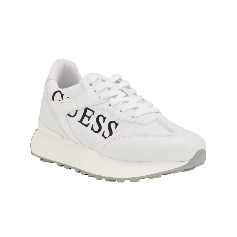 GUESS Women's Luchia Fashion Forward Chunky Bottom Sneakers