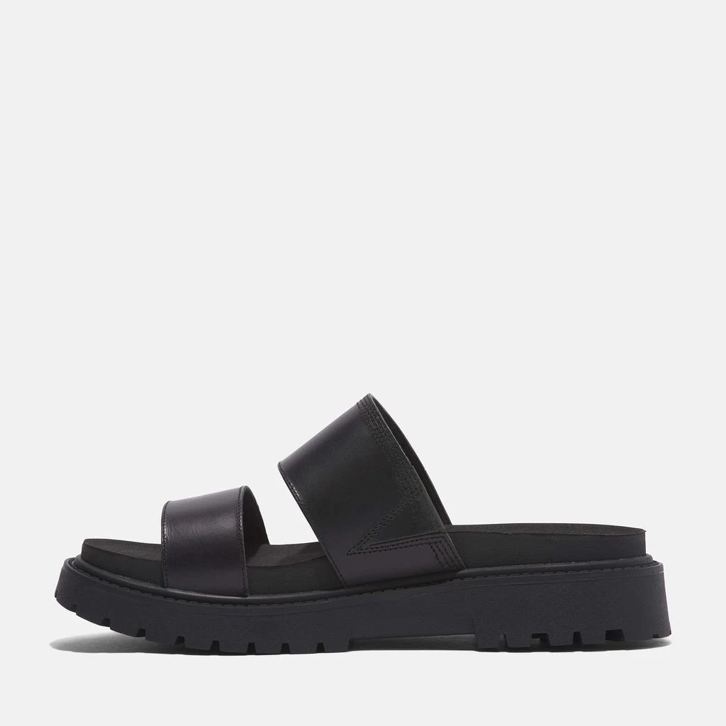 Timberland Women's Clairemont Way Leather Slide Sandals 4