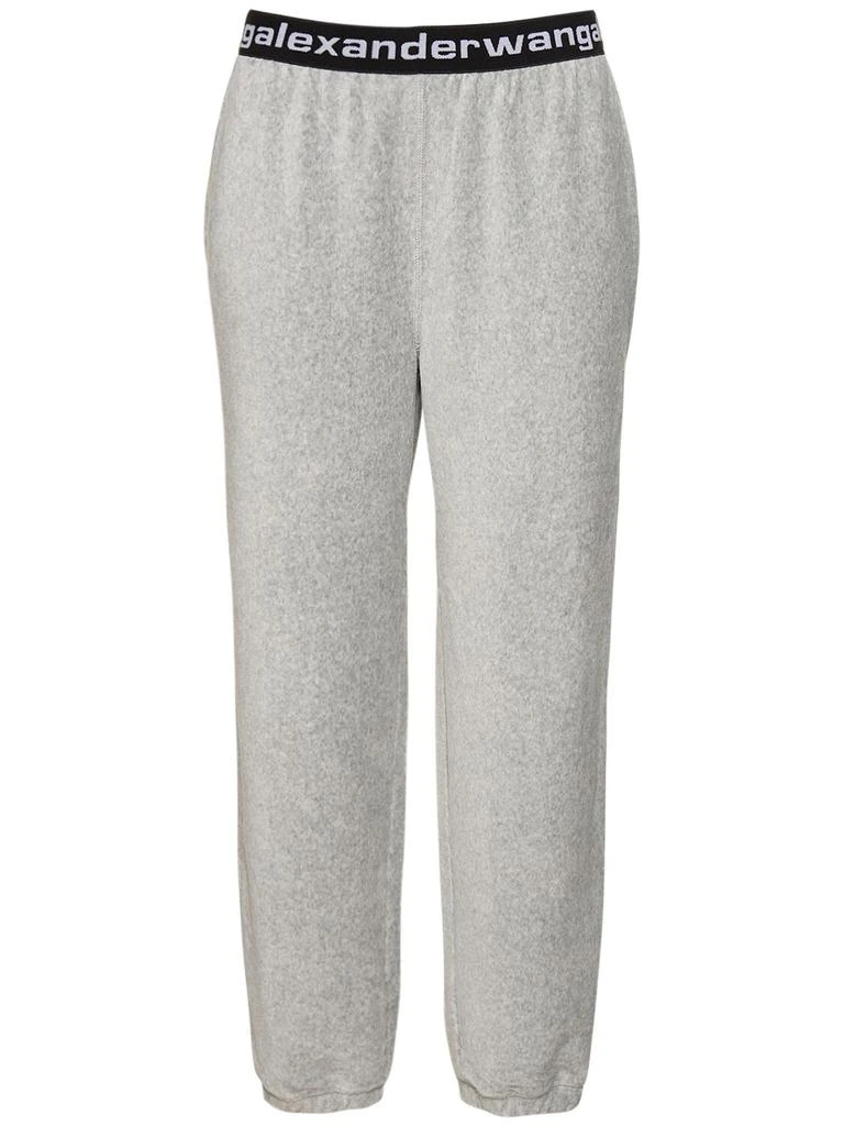 ALEXANDER WANG Stretch Corduroy Sweatpants W/ Logo 1