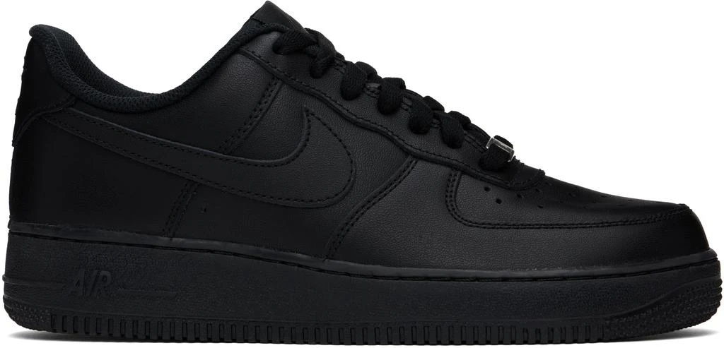 NIKE Black Air Force 1 '07 Sneakers 1