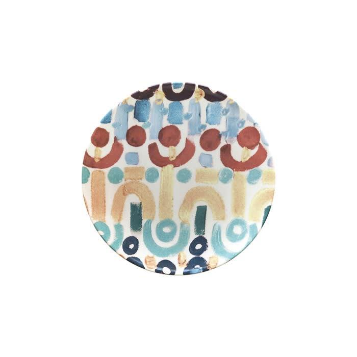 Le Botteghe Su Gologone Plates Round Ceramic Colores 19 Cm
