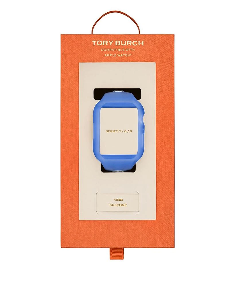 Tory Burch T Monogram Blue Silicone Band for Apple Watch, 41mm 3