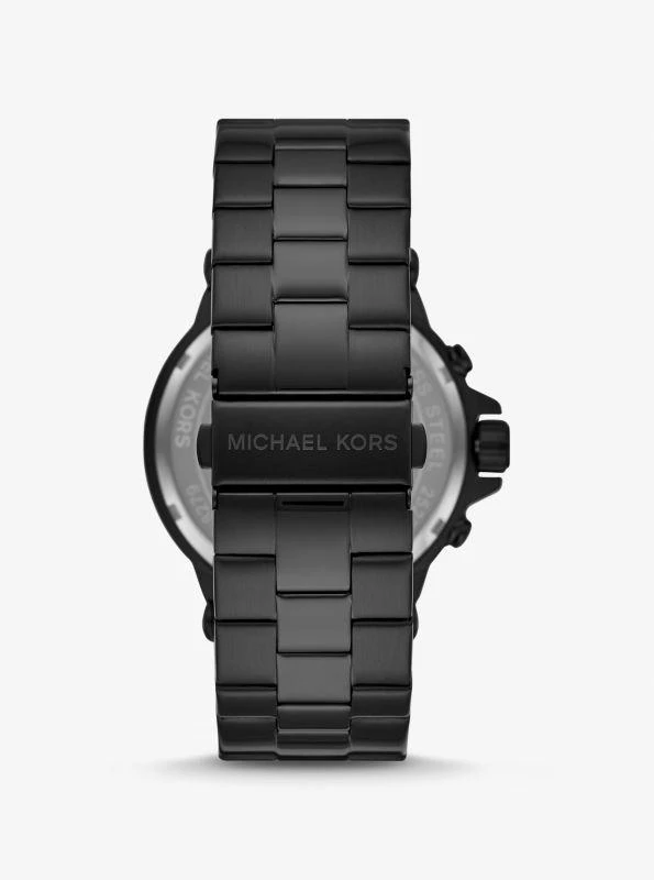 Michael Kors Oversized Dylan Black-Tone Watch 3