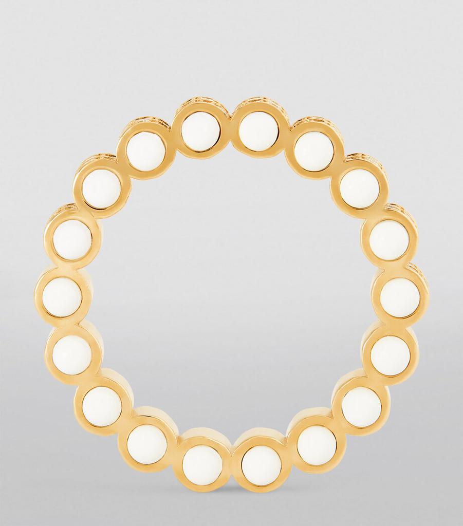 L'ATELIER NAWBAR Yellow Gold, Diamond and Enamel The Hydrogen Ring