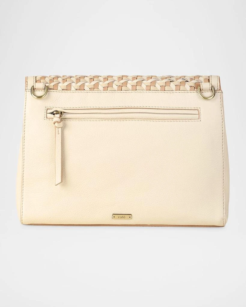 Rafe Jamie Envelope Woven Leather Clutch Bag 3