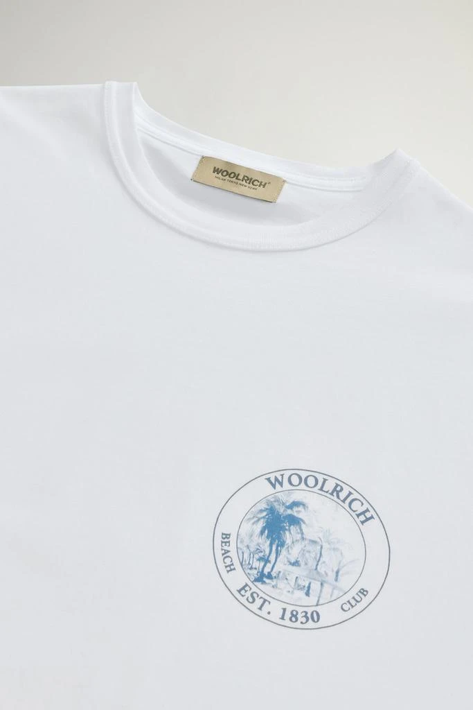 Woolrich Pure Cotton T-shirt - Men - Blue 6