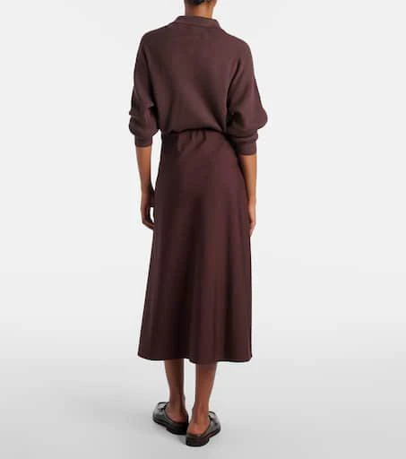 Brunello Cucinelli Wool-blend midi skirt 3