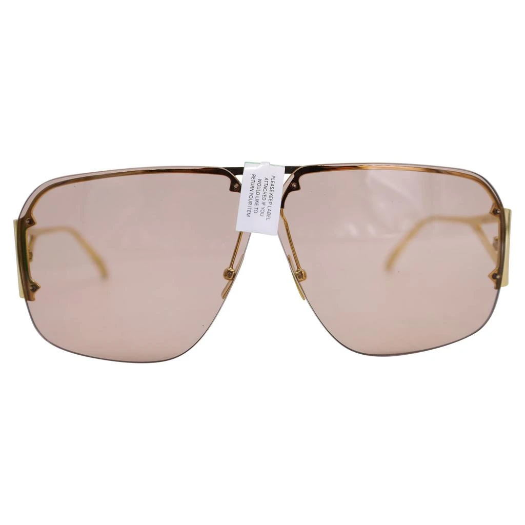 Bottega Veneta Bottega Veneta BV1065 Aviator Sunglasses in Gold Metal 1
