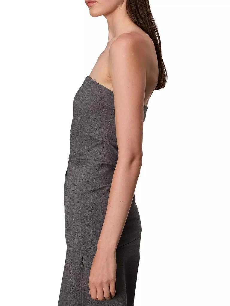 Rag & Bone Irina Asymmetric Ruched Strapless Top 4