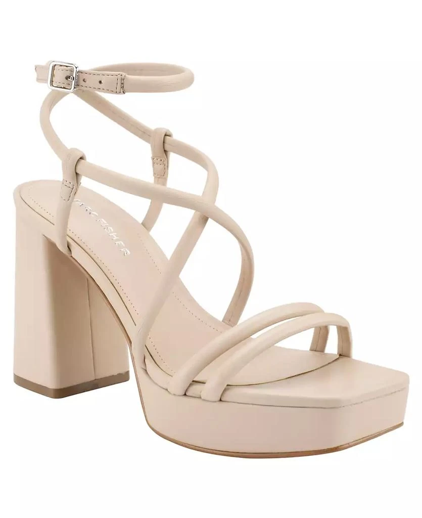 Marc Fisher Women's Gimie Block Heel Strappy Dress Sandals 1