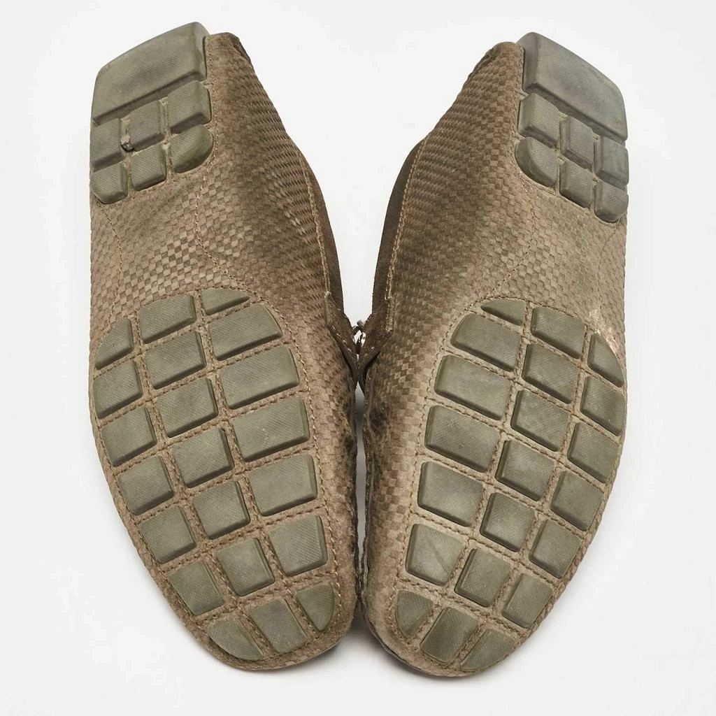 Louis Vuitton Louis Vuitton Green Suede Monte Carlo Loafers Size 44 7