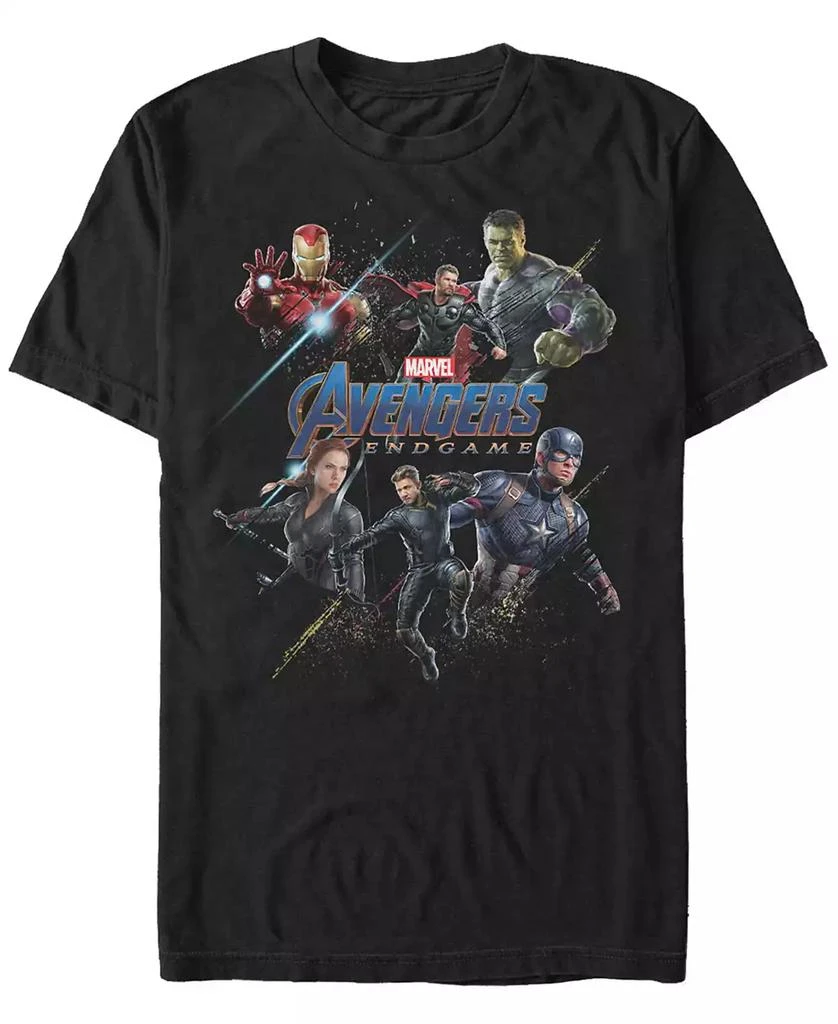 Marvel Marvel Men's Avengers Endgame Splatter Group, Short Sleeve T-shirt 1