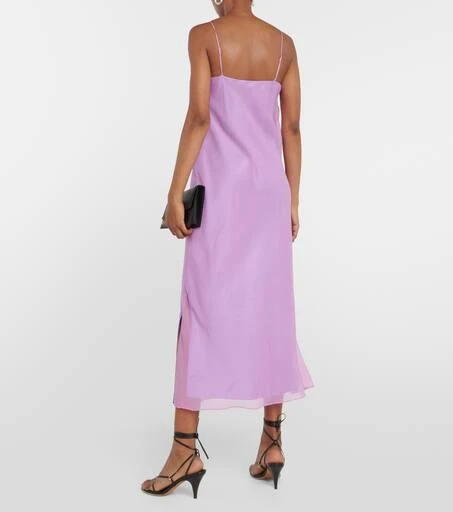 polka dot tea dress midi