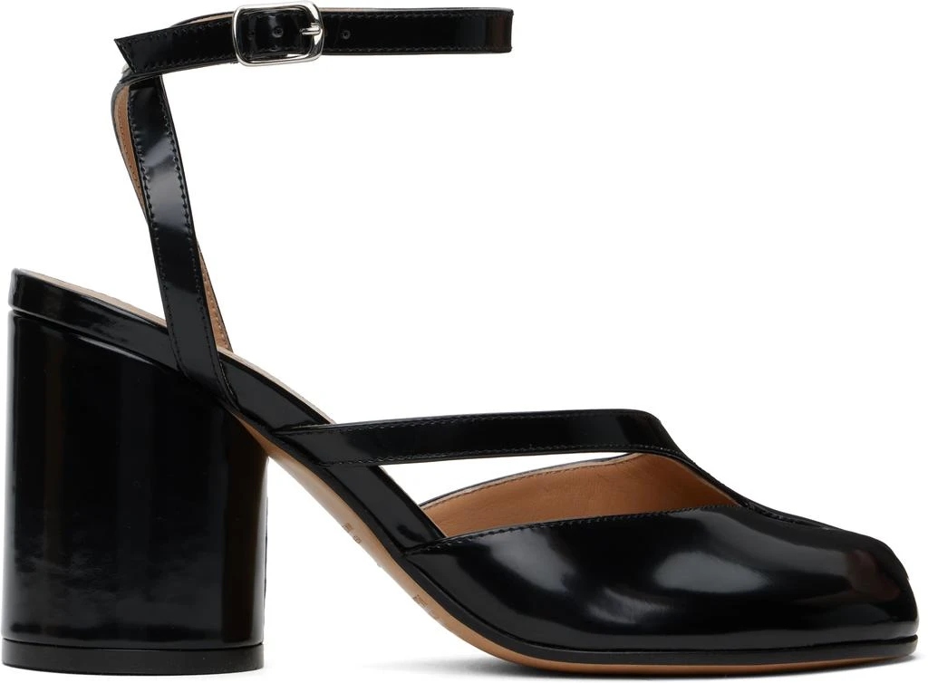 MAISON MARGIELA Black Tabi Pump Sandal Heels 1
