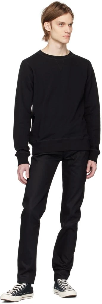 Naked & Famous Denim Black Heavyweight Sweatshirt 4