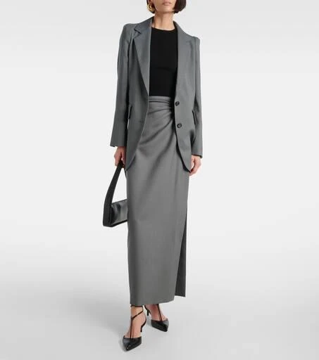 Max Mara Ebridi wool, mohair, and silk blazer 2