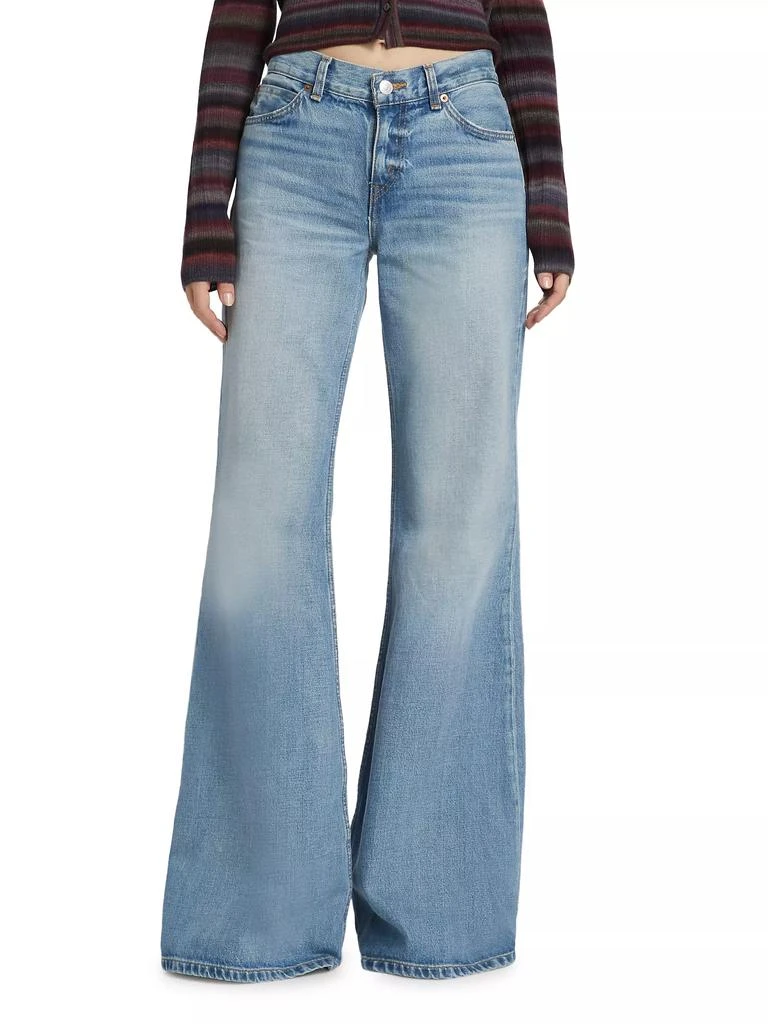 Re/Done Baggy Flare Mid-Rise Wide-Leg Jeans 3