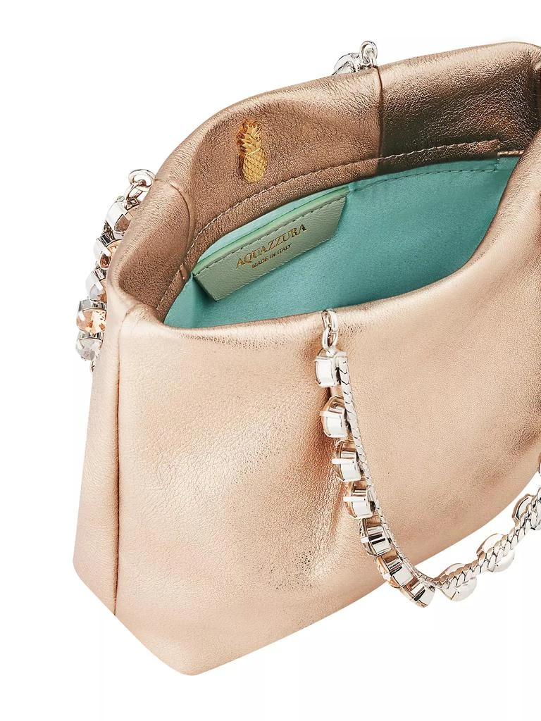 Aquazzura Galactic Crystal-Embellished Mini Tote Bag 2