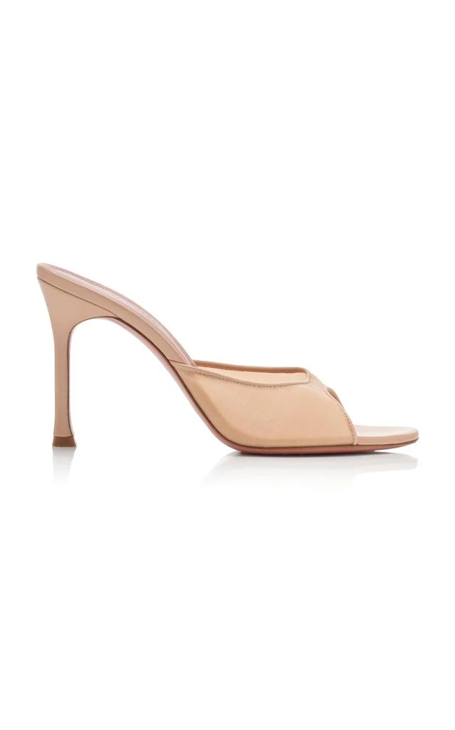 Amina Muaddi Amina Muaddi - Alexa Mesh Sandals - Neutral - IT 40 - Moda Operandi 1